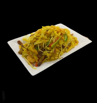 Fried Flat Noodle In Singapore Style