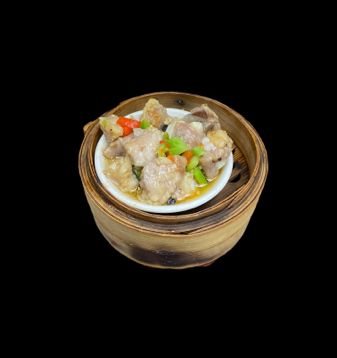 Steamed Spareribs with Garlic Sauce