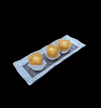 Deep Fried Taro Pastry With Scallops