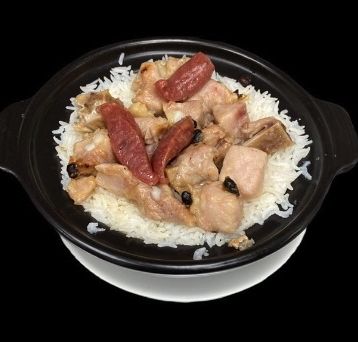 Steamed Spareribs on Rice