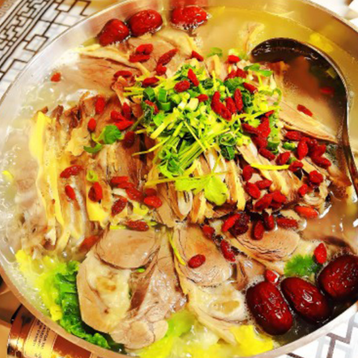 A7.Lamb Simmered with Chinese Herbs in a Nourishing Broth,Berved with Vegerables