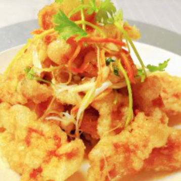 A16.Deep-Fried Pork Slices Coated in Sweet and Sour Sauce