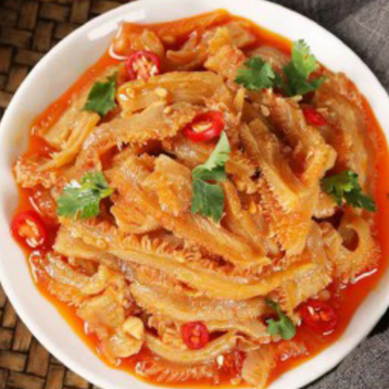 C1.Beef Tripe Served with Spicy Chili Oil