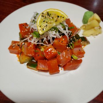 Spicy Tuna Sashimi  Cubes