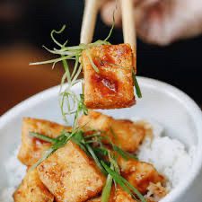 Tofu Teriyaki Don w/ miso