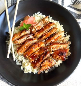 Chicken Teriyaki Don w/ miso