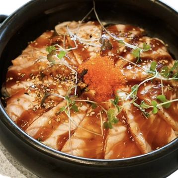 Salmon teriyaki don