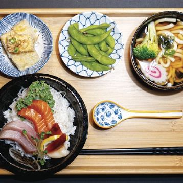 Chirashi udon Lunch