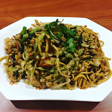 F2.Mu-Shu Pork Chow Mein