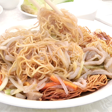 Shredded Chicken & Bean Spout Chow Mein