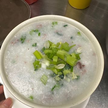 Minced Beef & Choy Sum Congee