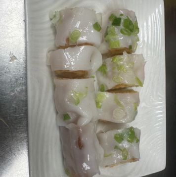 Rice Flour Roll w/ Chinese Donut & Green Onion