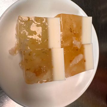 Chilled Lychee Osmanthus Coconut Cake