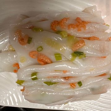 Rice Flour Roll w/ Dry Shrimp & Green Onion