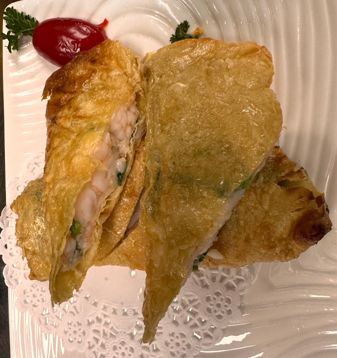 Pan Fried Bean Curd Wrap