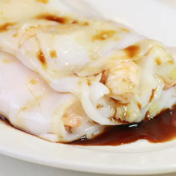 Rice Flour Wrapped with Prawns