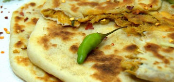 Chicken Stuffed Naan