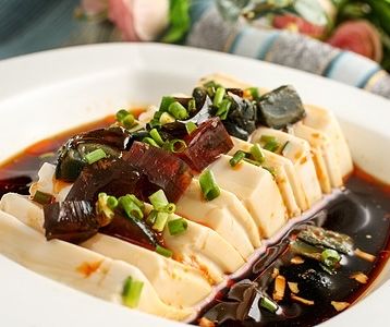 Century Egg and tofu