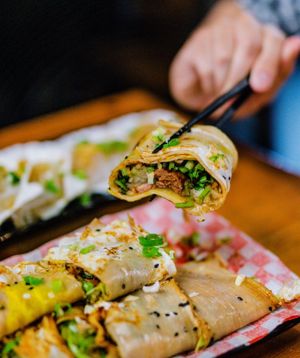 Grilled Noodle Wrap