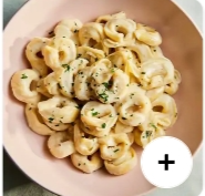 Tortellini Alfredo sauce