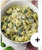 Tortellini Pasta with pesto sauce