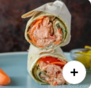 spicy salmon wrap (combo )