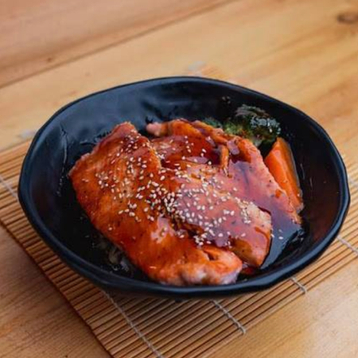 Sockeye Salmon Teriyaki Don