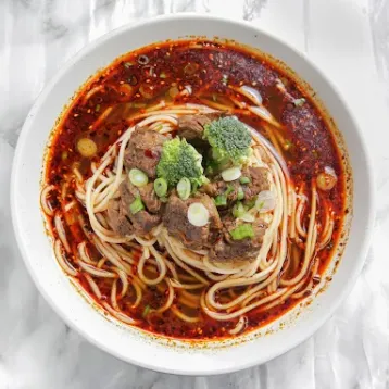 Meat Bean Sauce with with Handmade Noodle