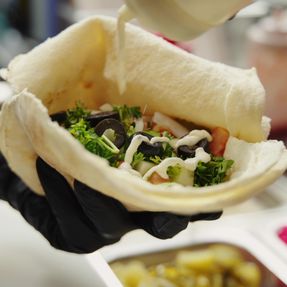 Chicken Doner Pita Wrap