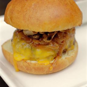 Alchemy Loaded Mushroom Burger