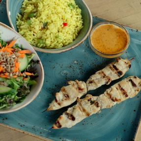 Double Kebab with 2 Sides