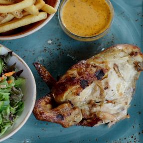1/4 Chicken Breast with 2 Sides