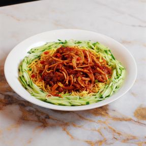 Big Plate Cold Noodles With Stirred Kebab