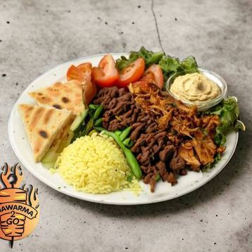 Mixed Shawarma Plate