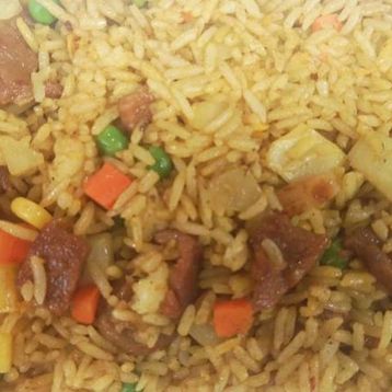 Dry Curry Beef & Vege Fried Rice 干炒咖喱牛肉饭
