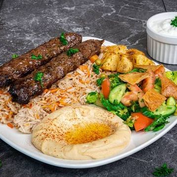 Beef Kebab Platter