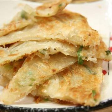 Pan Fried Onion Pancake