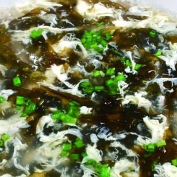 Seaweed Egg Drop Soup