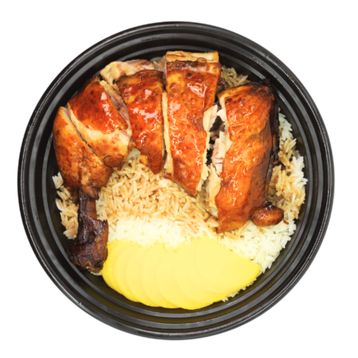 Salt Baked Chicken Rice