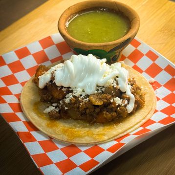Beef Picadillo Tacos