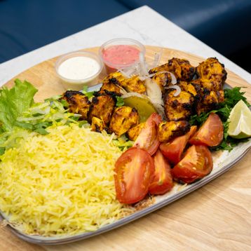 CHICKEN TIKA SHISH (2 Skewers)