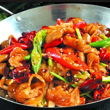 A10.Dry Pot Pork Intestines