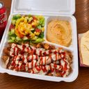 Our Rice Donair Platter and a Pop Special