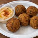 Falafel Balls (5 pcs) and Hummus Dip or Tzatziki Dip