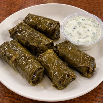 Dolmas and Tzaziki