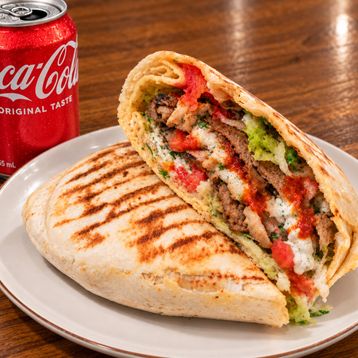 Our Famous Donair and a Pop Special