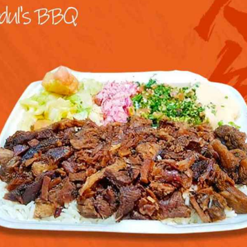 Top Round Beef Shawarma Platter