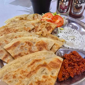 Chicken Stuffed Prathas