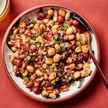 Peanut Masala With Onions