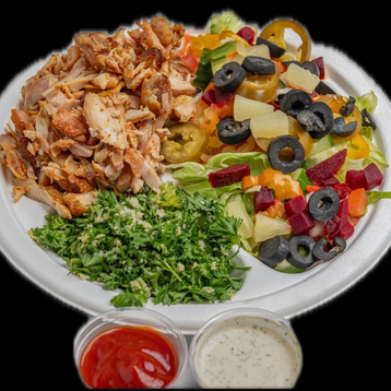 Chicken donair salad